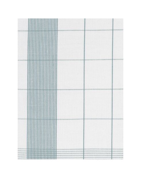 2 Torchons Mixte blanc/bleu - 68x68 cm