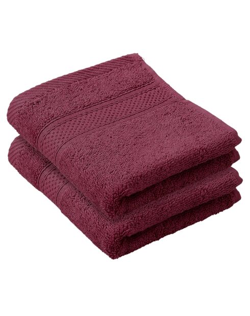 Stephanie Beetroot Gästeservietten, 30 x 50 cm, 2 Stück