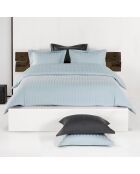 Parure Housse de couette & 2 Taies Zygo bleu clair - 260x240 cm