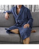 Peignoir Gentle bleu saphir