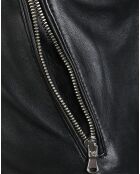Perfecto en Cuir Laalia noir