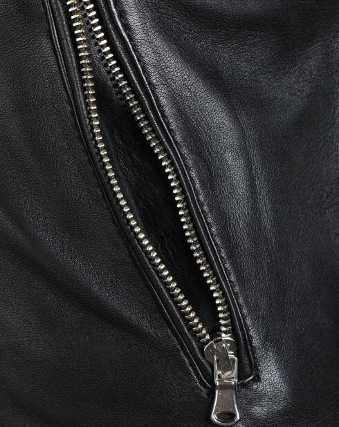 Perfecto en Cuir Laalia noir