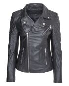 Perfecto en Cuir Lady noir