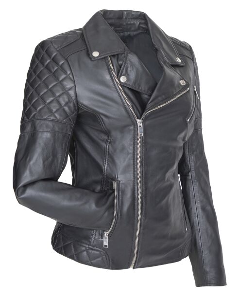 Perfecto en Cuir Lady noir