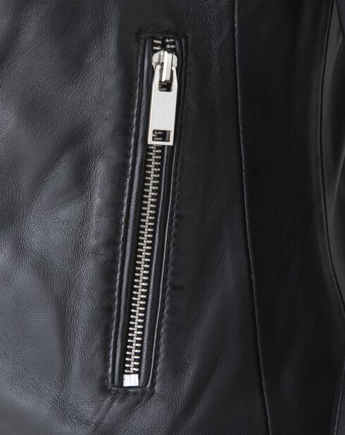 Perfecto en Cuir Laely noir