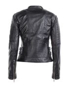 Veste en Cuir Lala noire