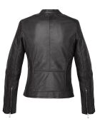 Veste en Cuir Laureena noire