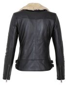Perfecto en Cuir Laurice noir