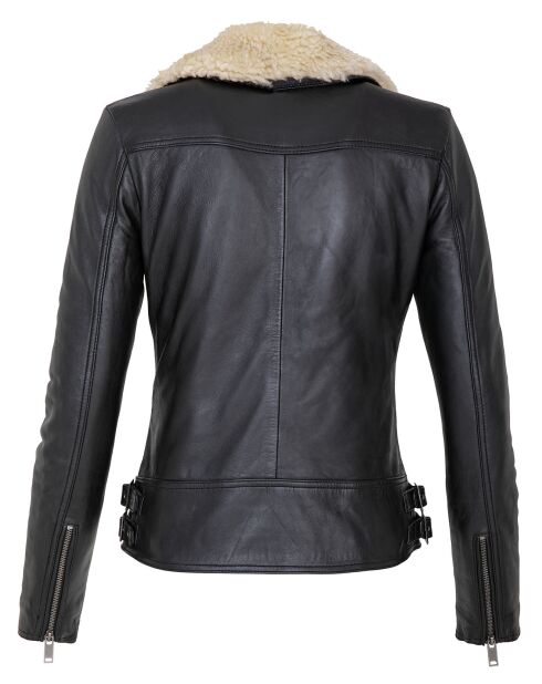 Perfecto en Cuir Laurice noir