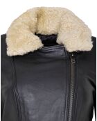 Perfecto en Cuir Laurice noir