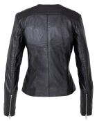 Veste en Cuir Laurna noire