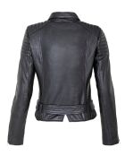 Perfecto en Cuir Leailanie noir