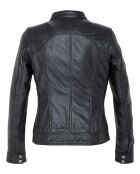 Veste en Cuir Lenka noire