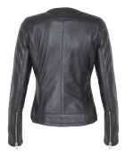 Veste en Cuir Lidivine noire