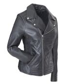 Perfecto en Cuir Lidzy noir