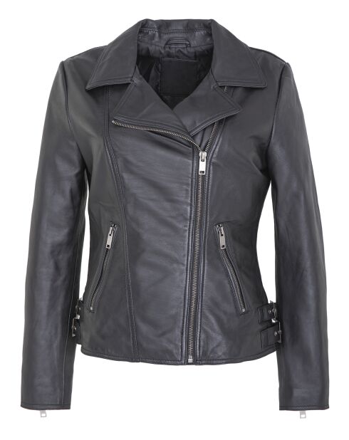 Perfecto en Cuir Lionella noir