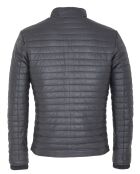 Veste en Cuir Lion noire