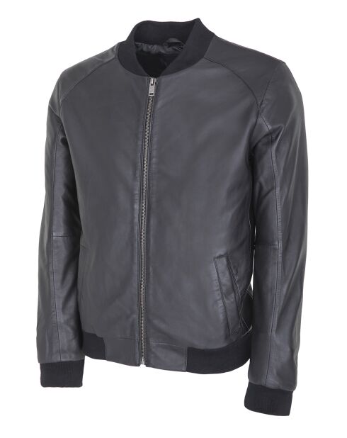 Liorys zwarte leren bommenwerpers