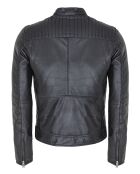 Veste en Cuir Liova noire