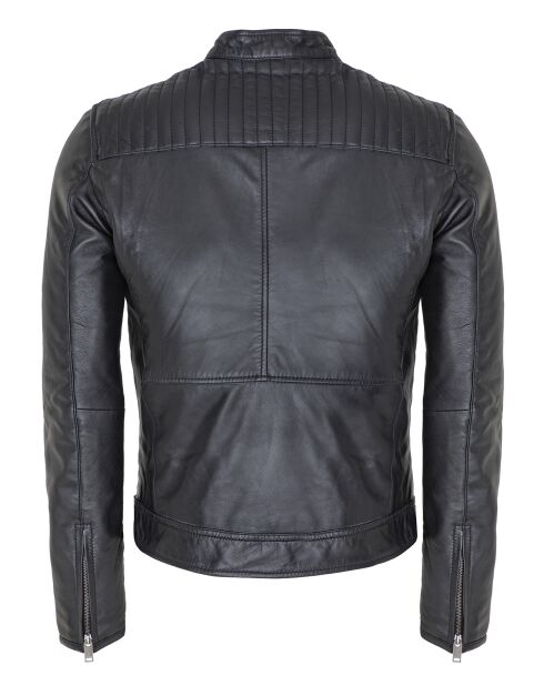Veste en Cuir Liova noire
