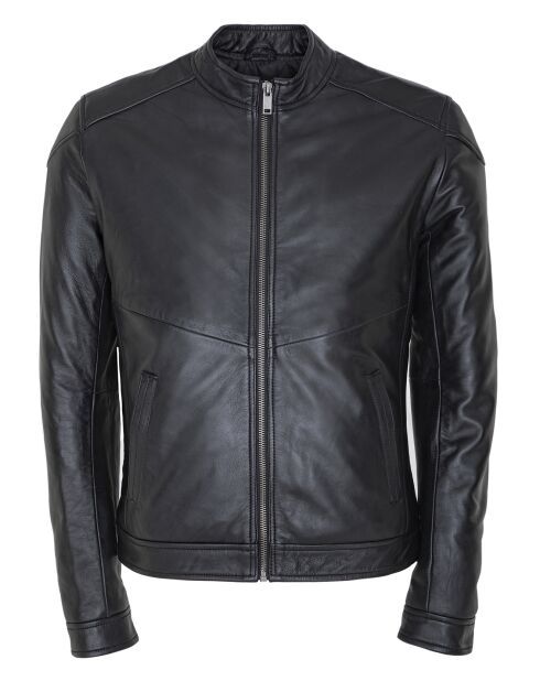 Veste en Cuir Liroy noire