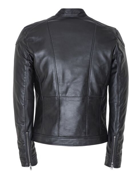 Veste en Cuir Liroy noire