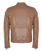Veste en Cuir Liroy camel