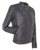 Veste en Cuir Lockman noire