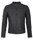 Veste en Cuir Lord noire