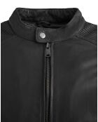 Veste en Cuir Lord noire
