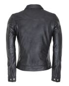 Veste en Cuir Lughan noire