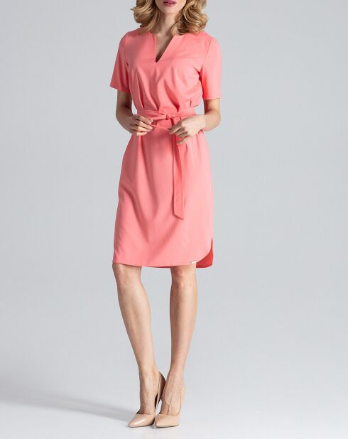 Robe Mérédith corail