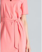 Robe Mérédith corail