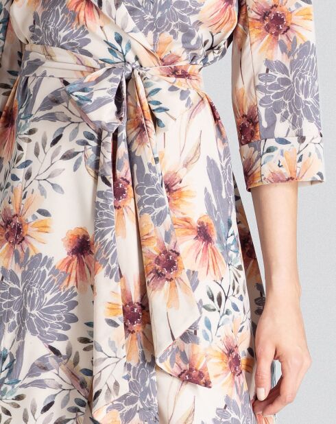 Robe Jasmine beige/multicolore