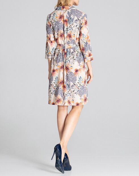 Robe Jasmine beige/multicolore