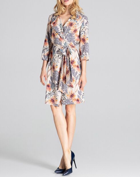 Robe Jasmine beige/multicolore