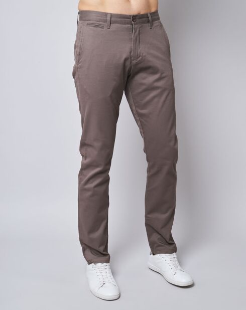 Pantalon Marina Slim Fit marron