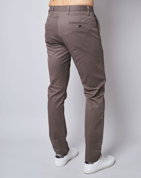 Pantalon Marina Slim Fit marron