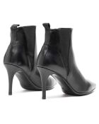 Chelsea Boots en Cuir Asun noires - Talon 7.5 cm
