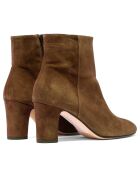 Marilo bruine suède laarzen - hak van 7 cm