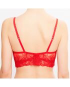 Soutien-gorge push-up sans armatures Garnet rouge