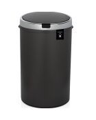 Poubelle automatique gris foncé - 42L