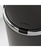 Poubelle automatique gris foncé - 42L