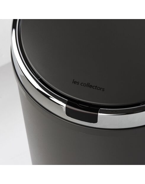 Poubelle automatique gris foncé - 42L