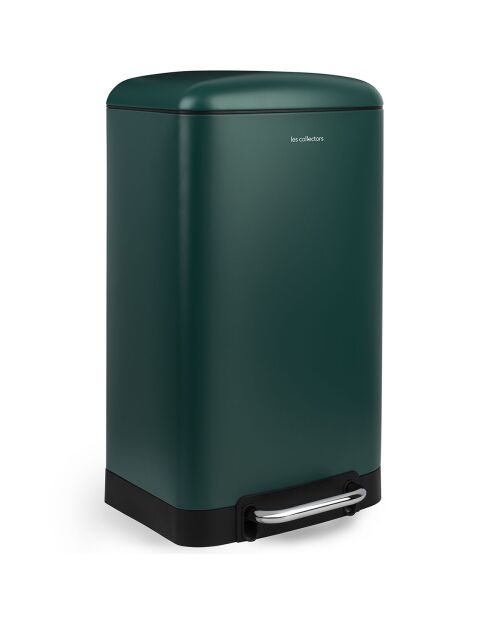Poubelle à pédale vert canard - 30L