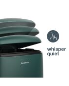 Poubelle à pédale vert canard - 30L