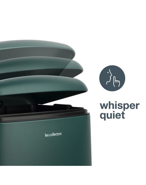 Poubelle à pédale vert canard - 30L