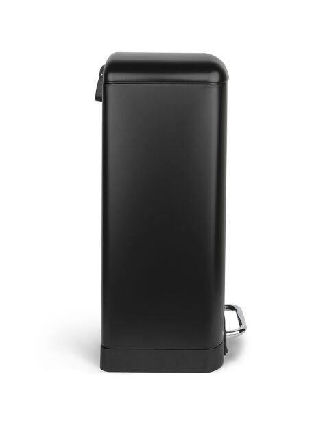 Poubelle à pédale noire - 30L