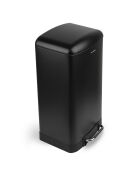 Poubelle à pédale noire - 30L