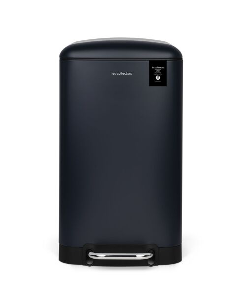Poubelle à pédale bleu profond  - 30L